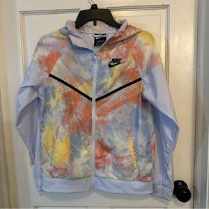 Nike Sportswear Windrunner Tie-Dye Jacket Kids Youth Size Large
